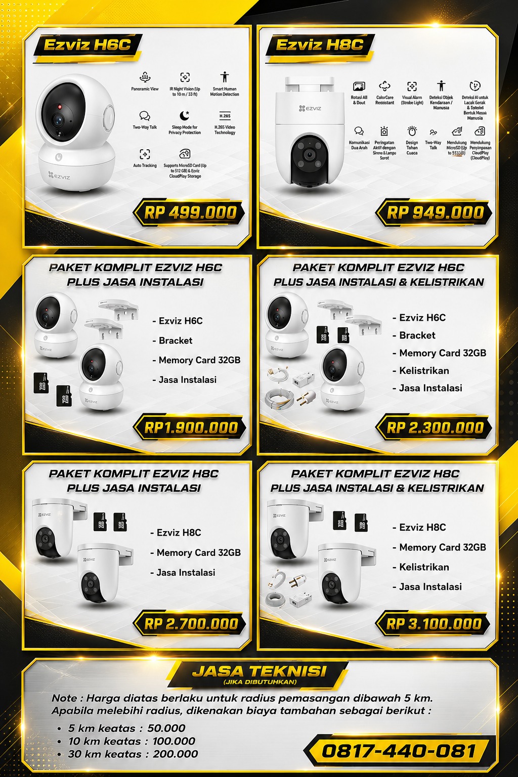 Harga 10 - Budi CCTV