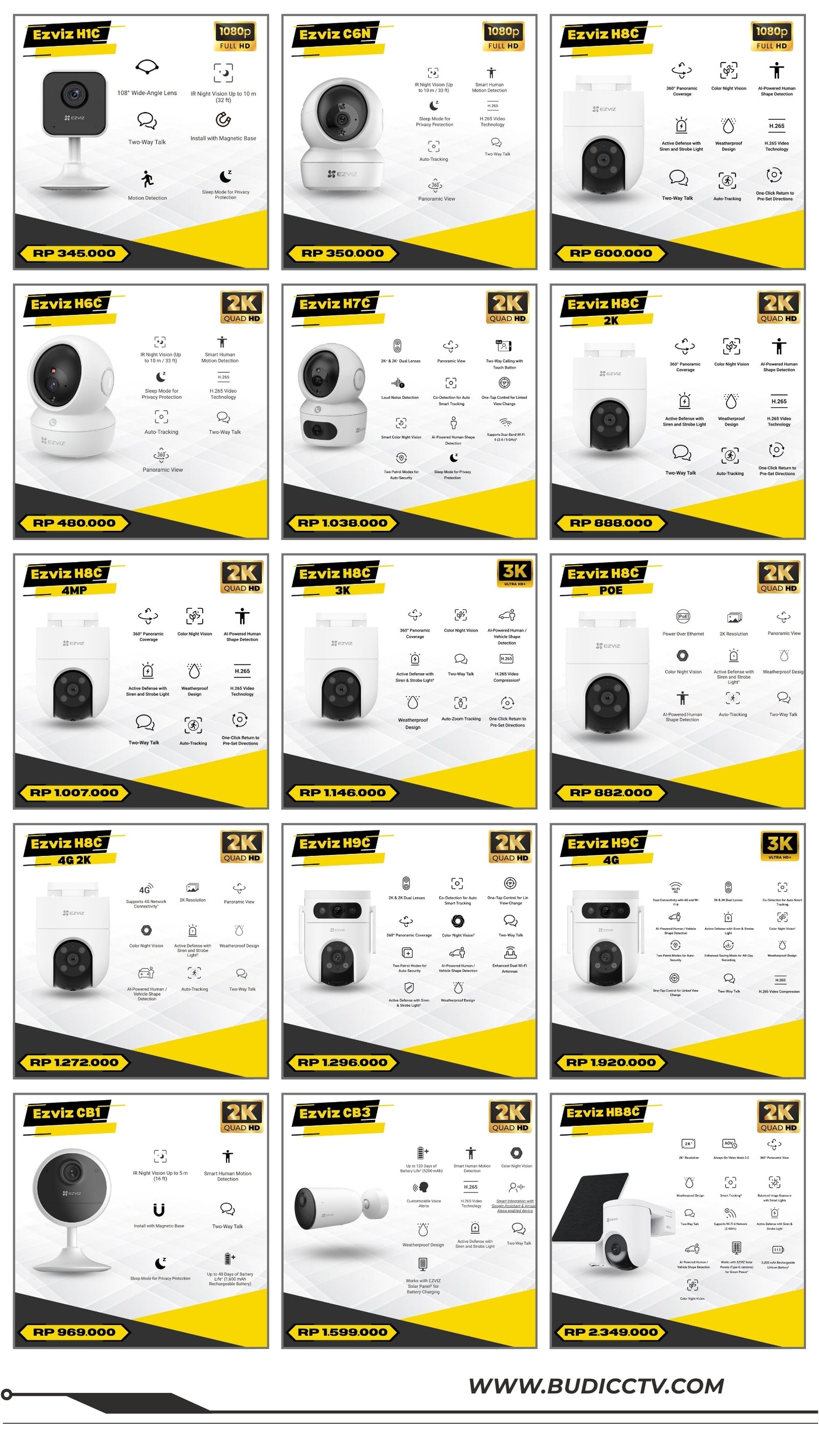Brosur Harga 5 - Budi CCTV