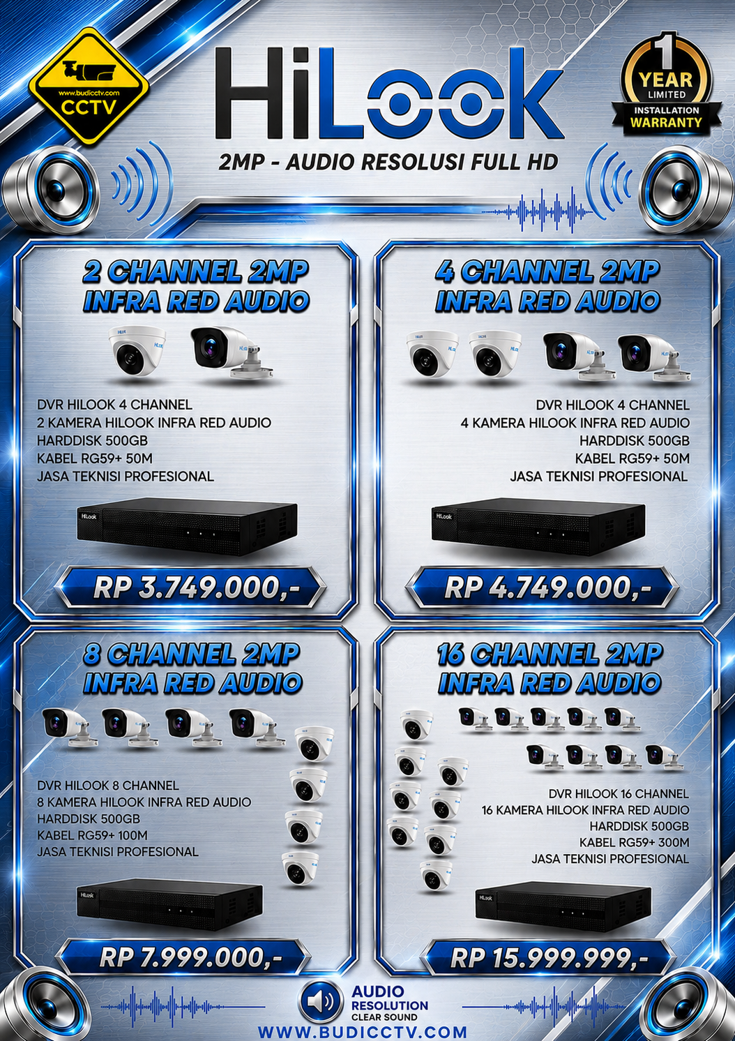 Brosur Harga 6 - Budi CCTV