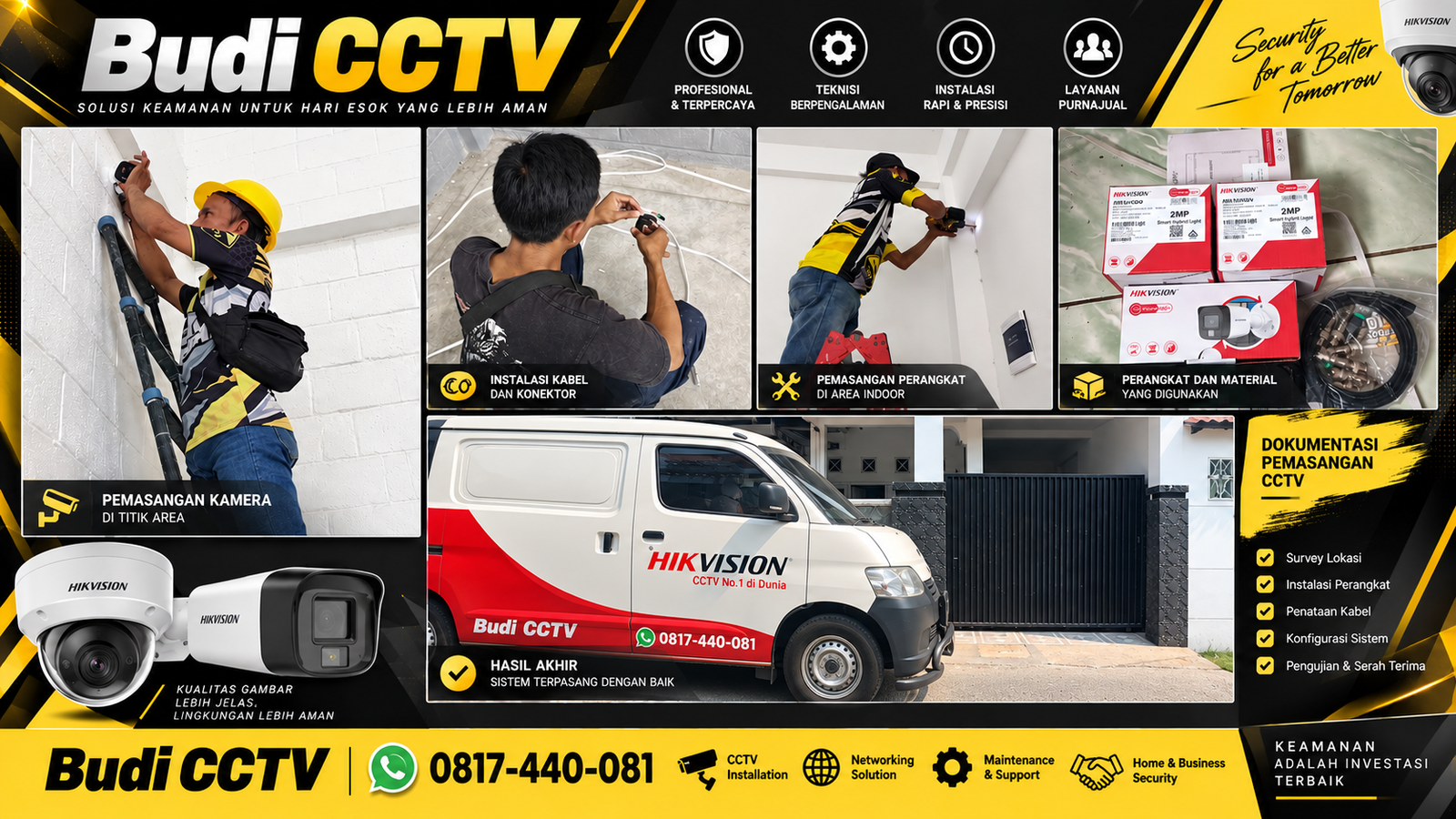 Instalasi CCTV Hikvision di Batang, Kinerja Sistem yang Stabil
