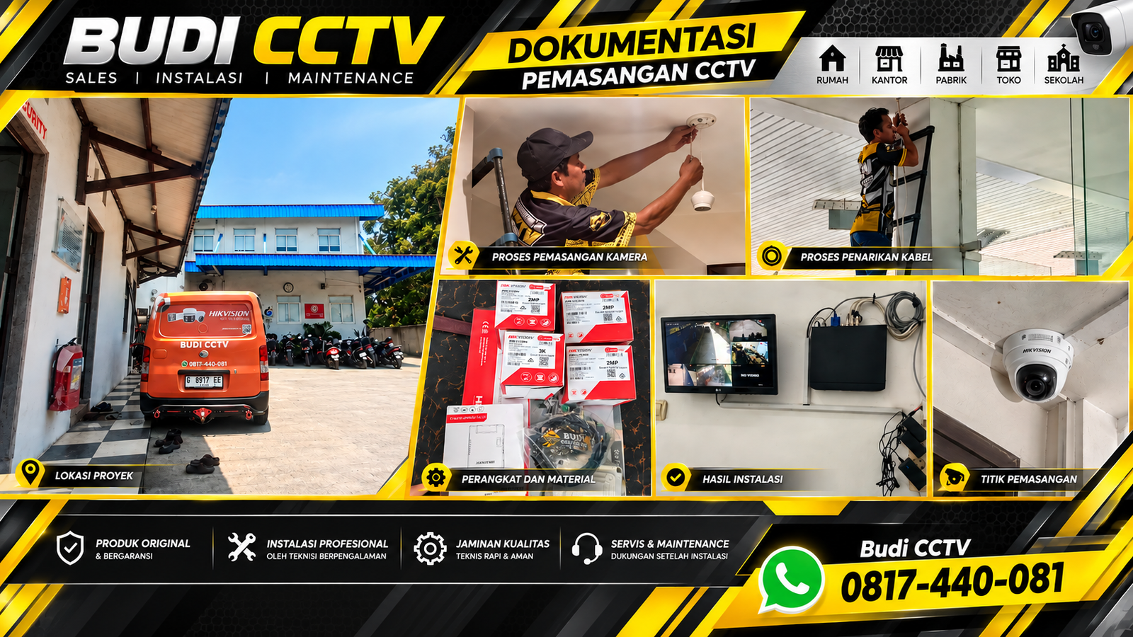 CCTV Hikvision Batang Pemeriksaan Kamera Offline bersama Budi CCTV