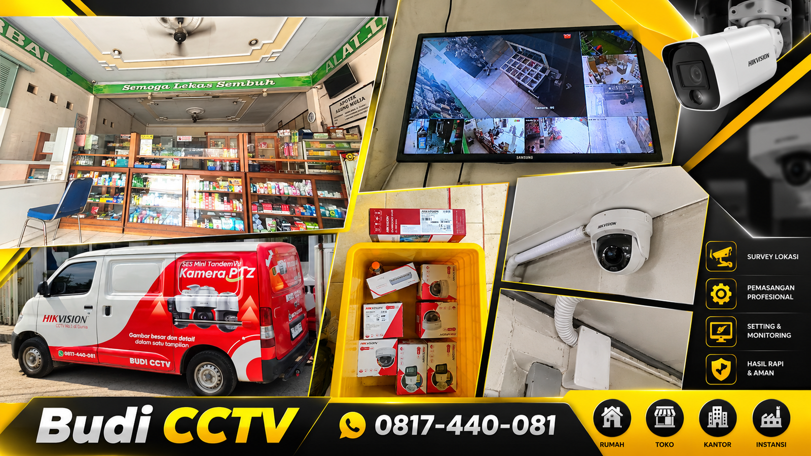 Pemasangan CCTV Hikvision Batang dengan Klaim Garansi Resmi yang Terjamin