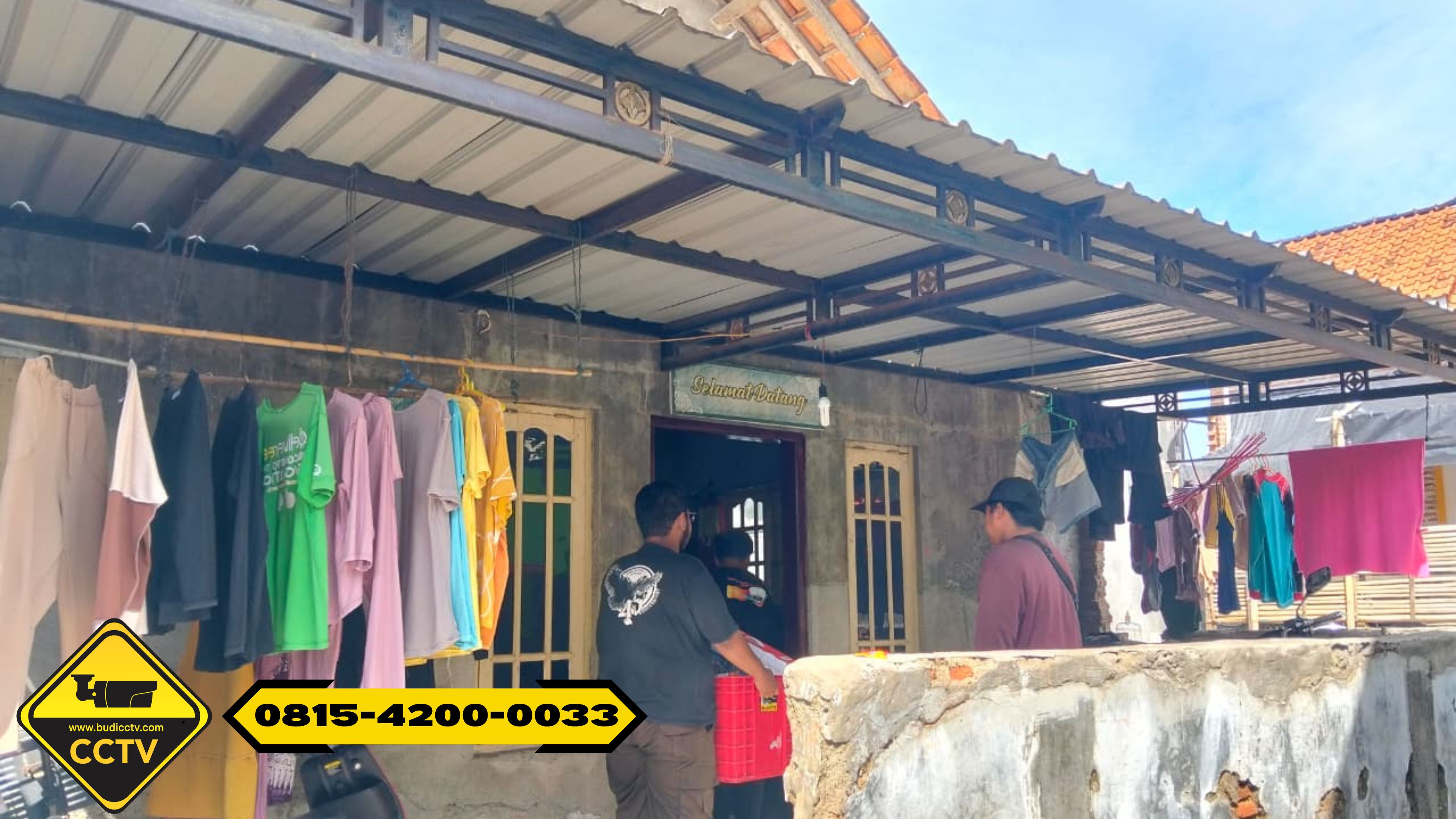 Pemasangan CCTV Hikvision 4 Channel 2MP Smart Hybrid Light + ColorVu Audio + Two Way Audio di Rumah Jl. Jenderal Sudirman