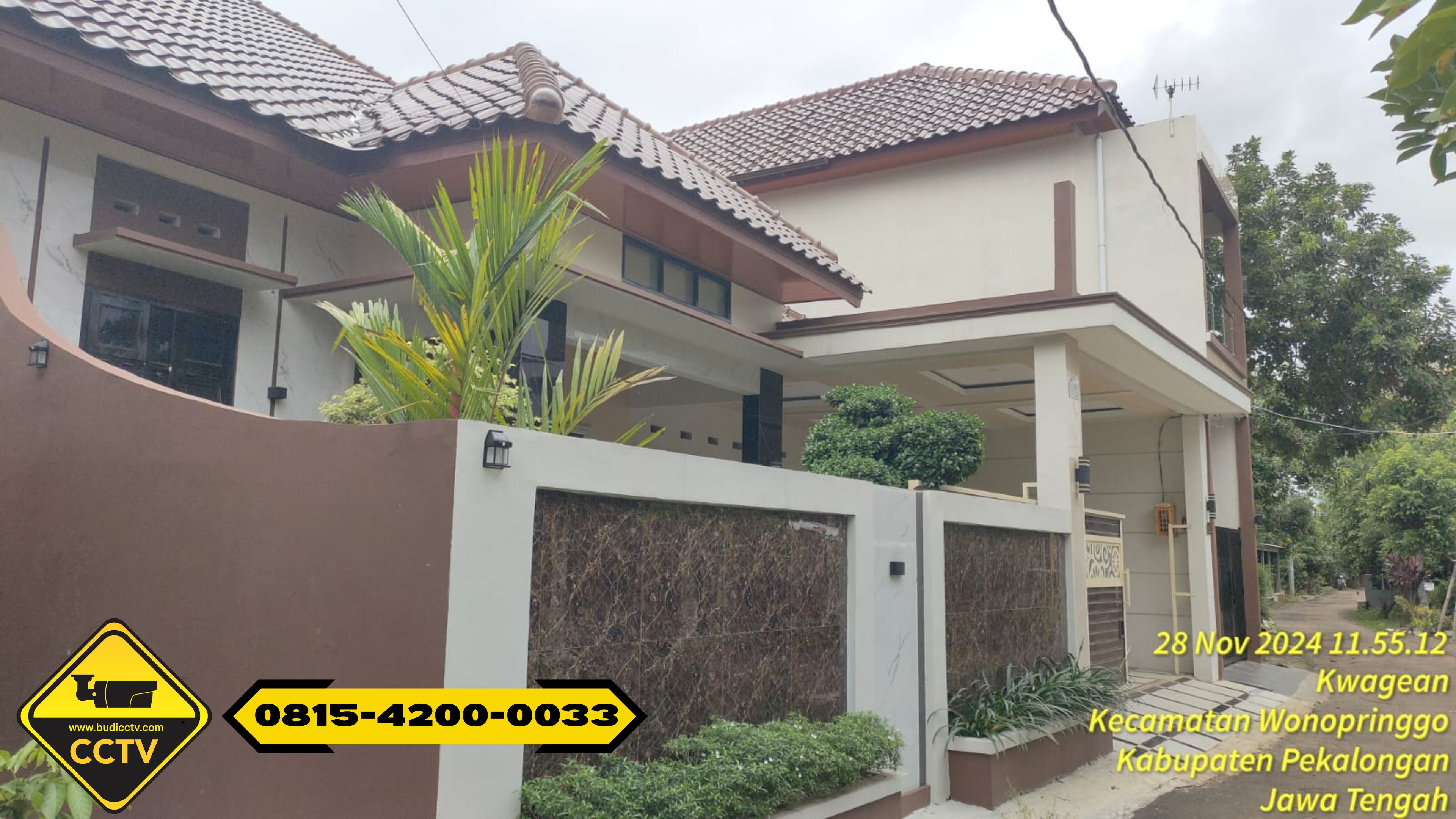 Pemasangan CCTV Hikvision 4 Channel 2MP Smart Hybrid Light + ColorVu Audio + Two Way Audio di Rumah Wilayah Wonopringgo