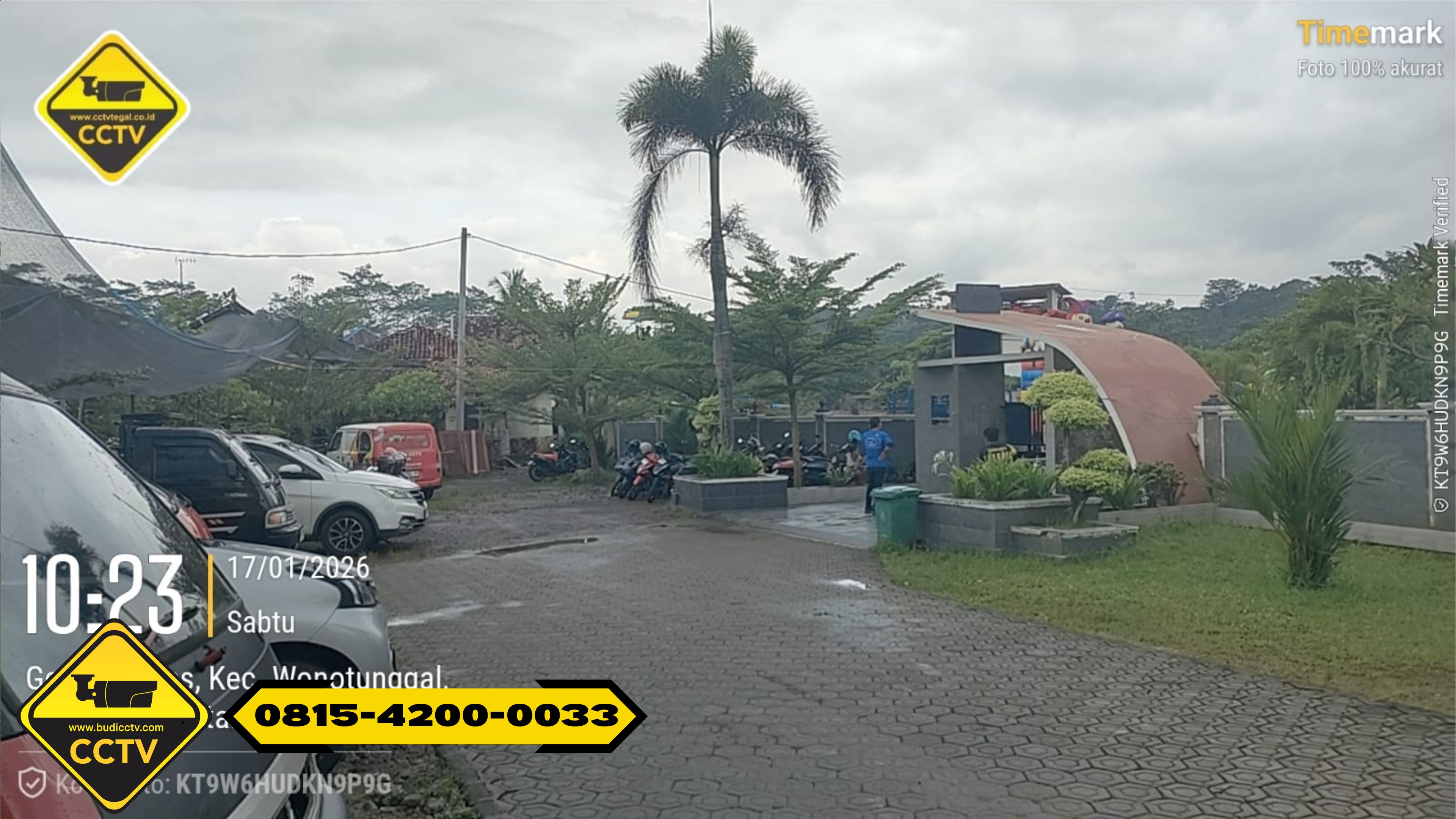 Pemasangan CCTV Hikvision 16 Channel Smart Hybrid Light 5MP di The GeGe Play Wilayah Wonotunggal